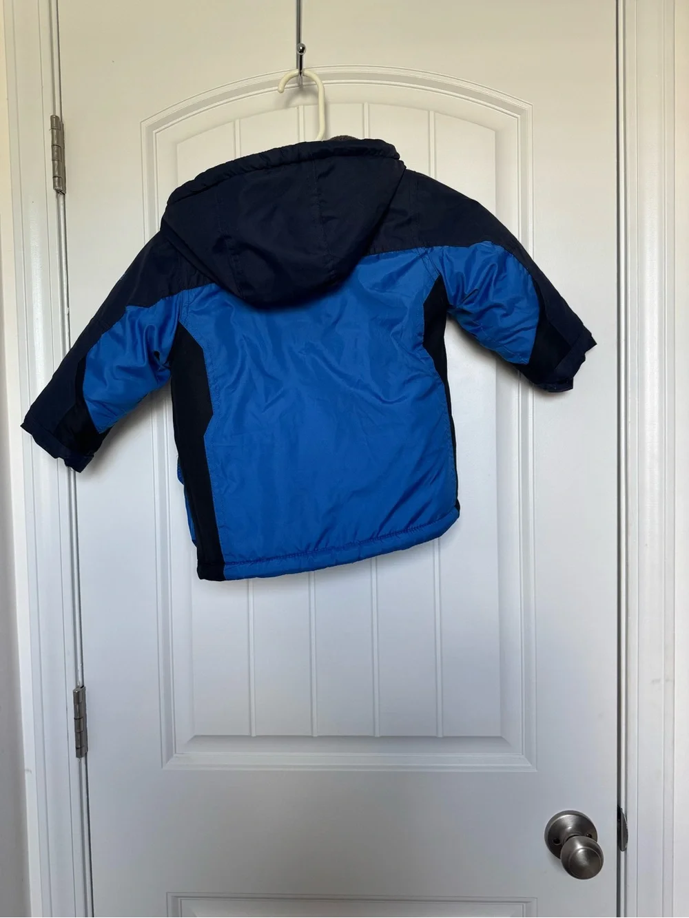 OshKosh B'gosh Two-Tone Blue Hooded Puffer Jacket
